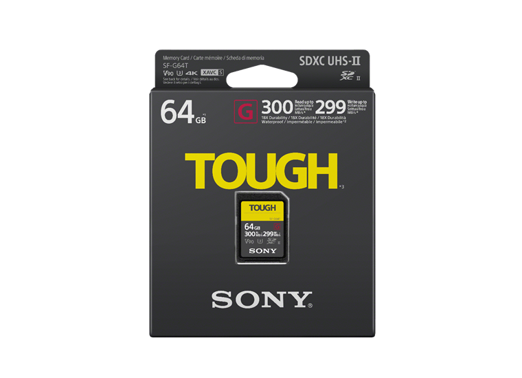 Sony SF-G64/TG Tough Professional SD R300MB/W299MB/S