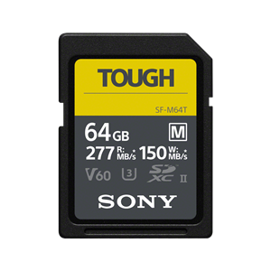 Sony SF-M64/T1 Tough  R277MB/W150MB  64GB SD