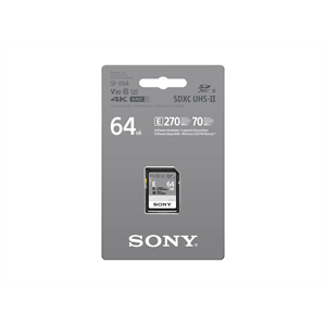 Sony SF-E64/T1 64GB SD-Card UHS-II 270/70MB/s