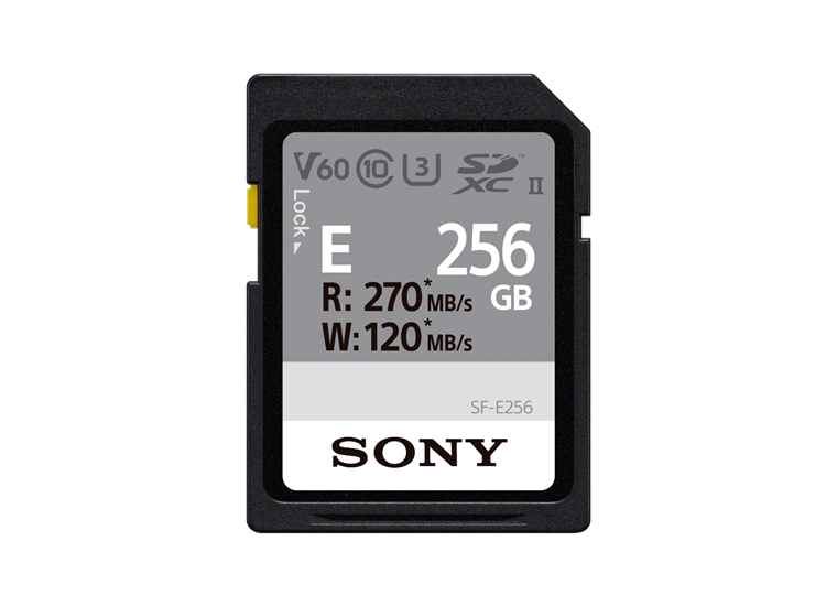 Sony SF-E256/T1 256GB SD-Card UHS-II 270/120MB/s