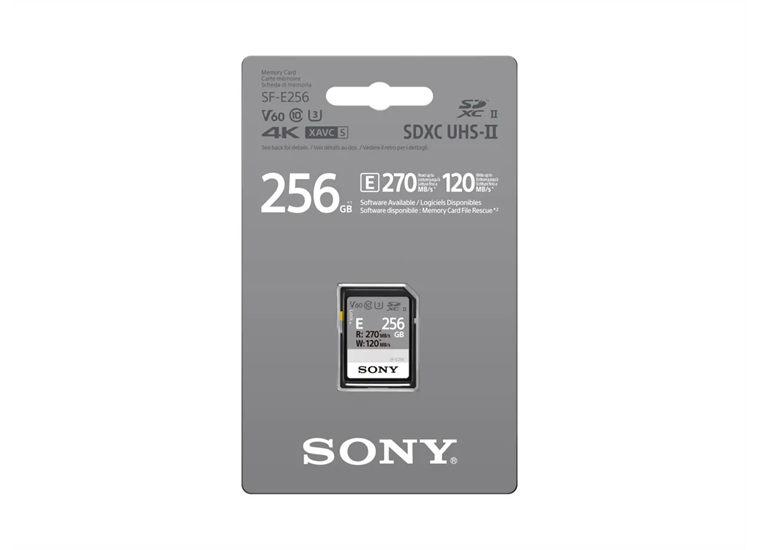 Sony SF-E256/T1 256GB SD-Card UHS-II 270/120MB/s