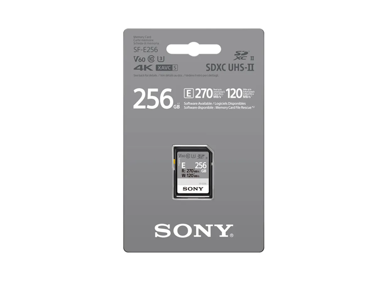Sony SF-E256/T1 256GB SD-Card UHS-II 270/120MB/s