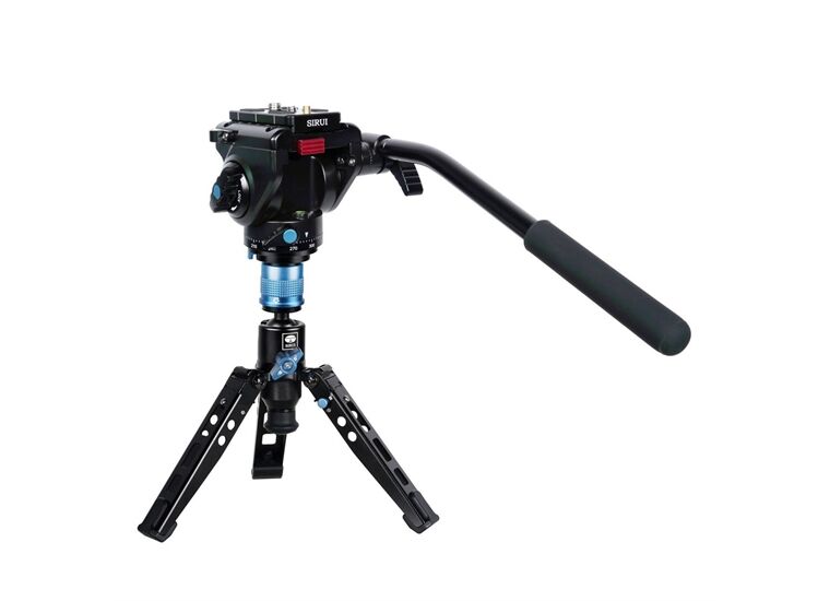 Sirui P-325FL Einbeinstativ Carbon mit Standspinne + VA5