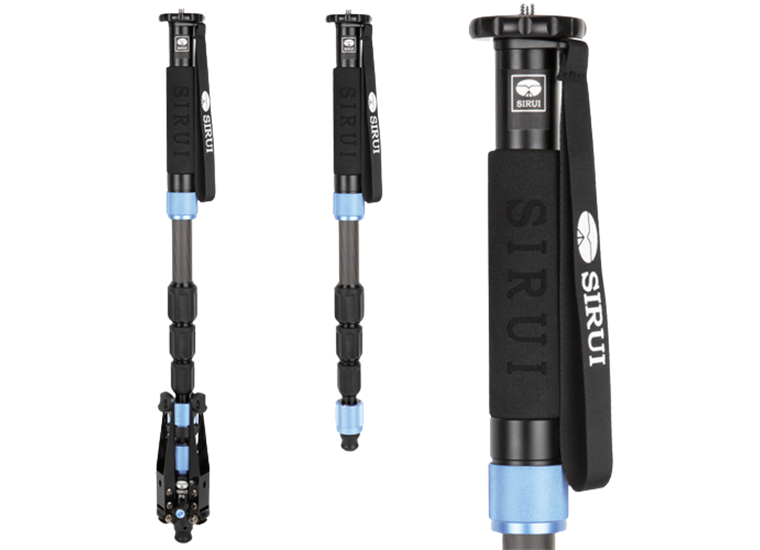 Sirui P-224SR Einbeinstativ Carbon mit Standspinne