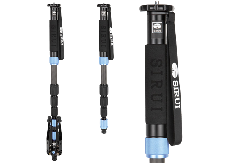 Sirui P-224SR Einbeinstativ Carbon mit Standspinne