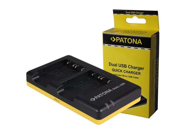 Patona Ladegerät Dual USB für Sony NP-BG1