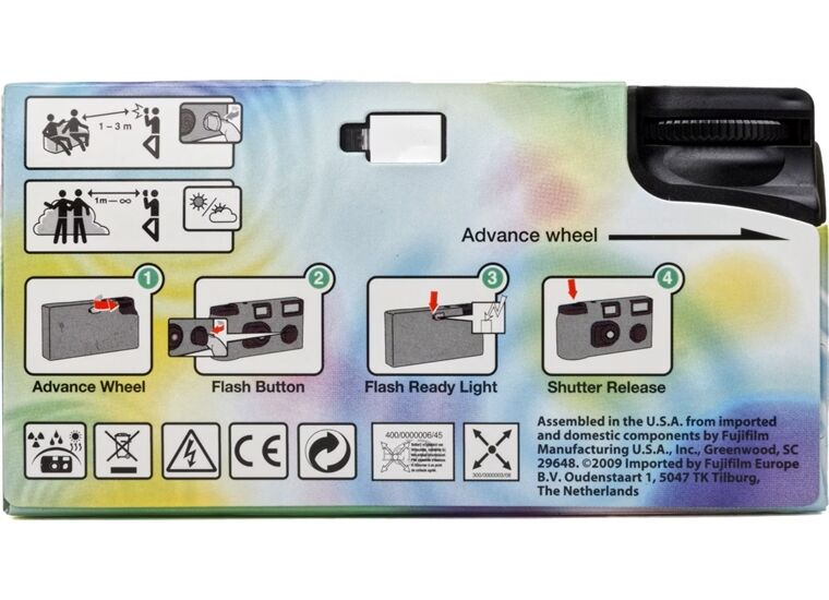 Fujifilm Einwegkamera Quicksnap DUO ED27 Flash 400 ASA