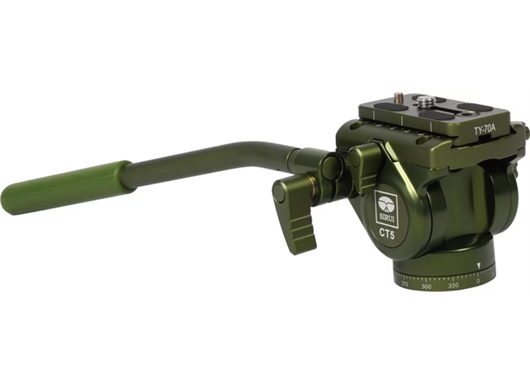 Sirui CT04+CT5 PilotAlu Video Stativ mit Videoneiger