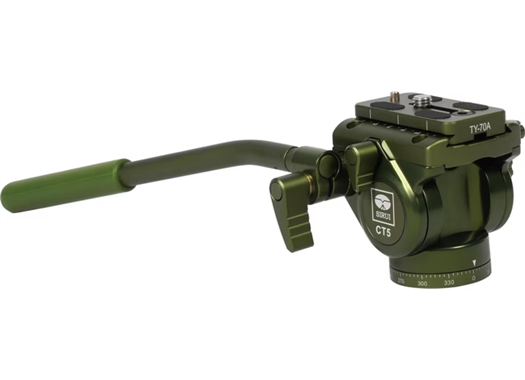 Sirui CT04+CT5 PilotAlu Video Stativ mit Videoneiger