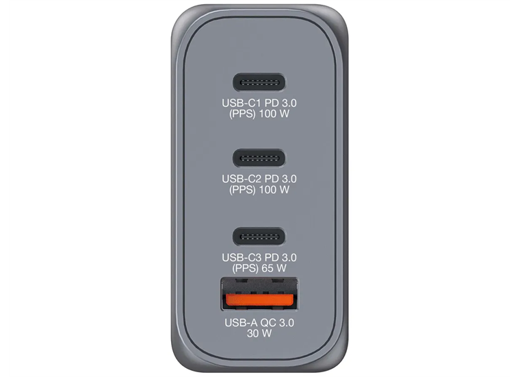 Verbatim GaN 4 Port Charger 100W