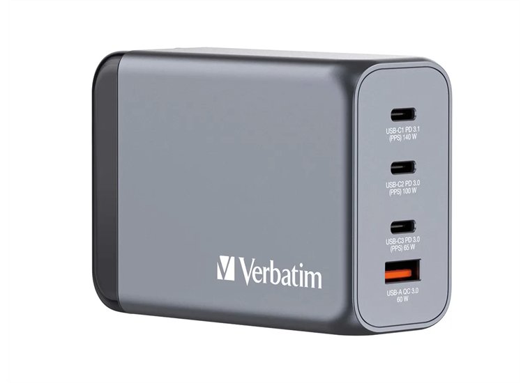 Verbatim GaN 4 Port Charger 240W