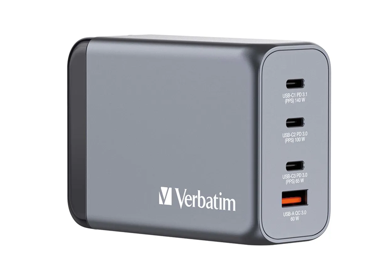 Verbatim GaN 4 Port Charger 240W