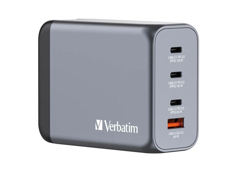 Verbatim GaN 4 Port Charger 200W
