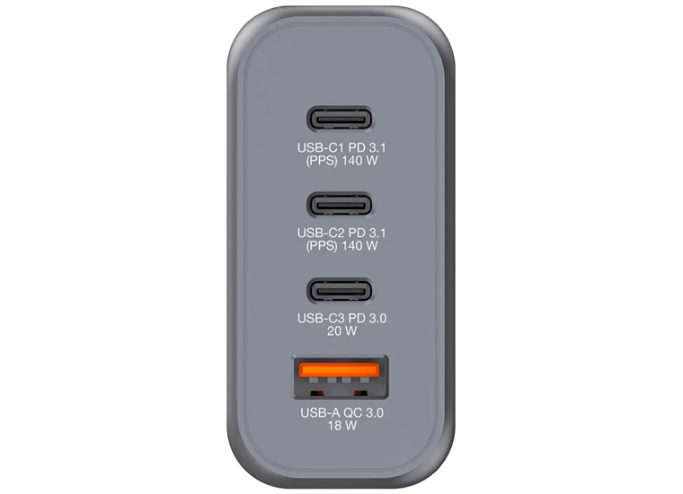 Verbatim GaN 4 Port Charger 140W