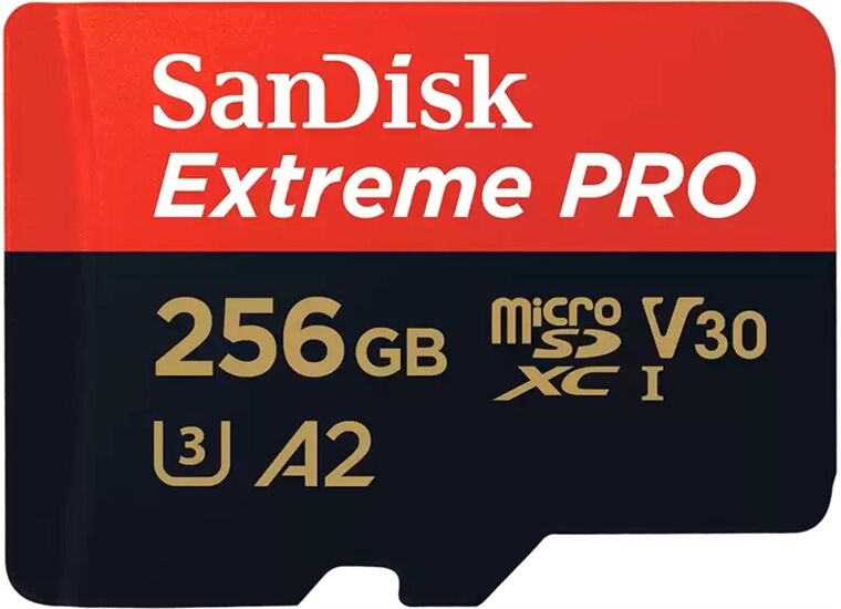 SanDisk Micro SDXC 256 GB Extreme PRO 200MB/s 140MB/s