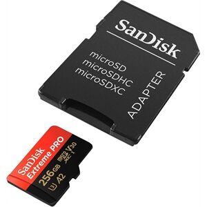 SanDisk Micro SDXC 256 GB Extreme PRO 200MB/s 140MB/s