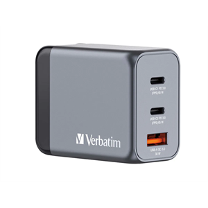 Verbatim GaN 3 Port Charger 65W