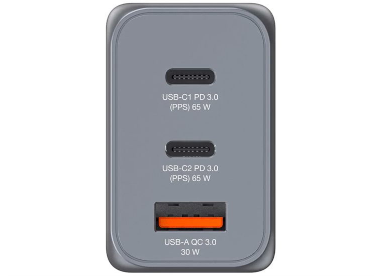 Verbatim GaN 3 Port Charger 65W