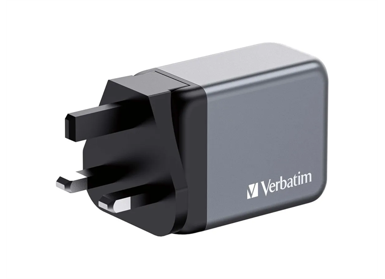 Verbatim GaN 3 Port Charger 65W