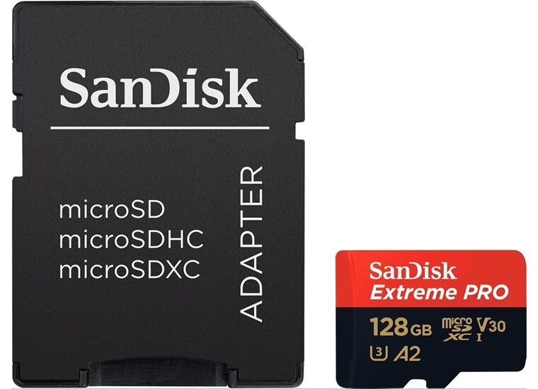 SanDisk Micro SDXC 128 GB Extreme PRO 200MB/s 90MB/s