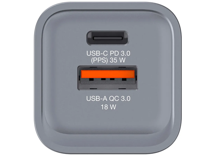 Verbatim GaN 2 Port Charger 35W