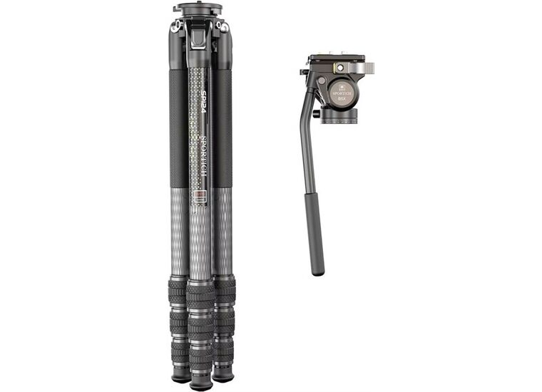Sirui SP124+B5X Waterproof Carbon Stativ mit Videoneiger
