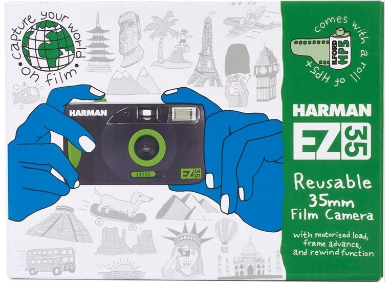 Harman PHOTO Analoge Foto Kamera EZ-35mmI + 1x HP5 135/36