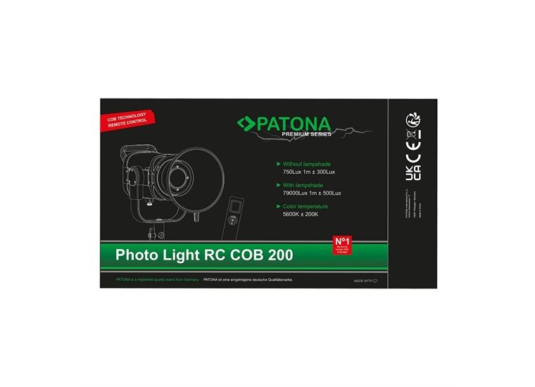 Patona Leuchte COB-200 APRC APP