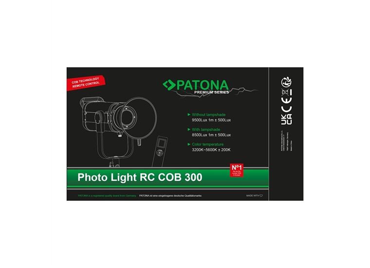 Patona Leuchte COB-300 APRC APP