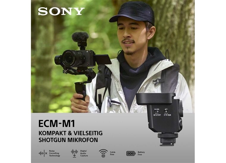 Sony ECM-M1 compact Shotgun Microphone