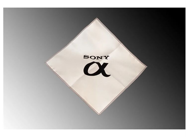 Sony Alpha Mikrofaser-Tuch weiss