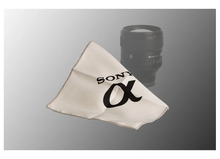 Sony Alpha Mikrofaser-Tuch weiss