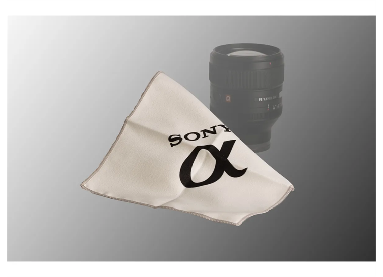 Sony Alpha Mikrofaser-Tuch weiss