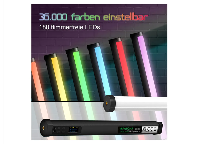 Patona LED Stab-Leuchte Dynamic 21