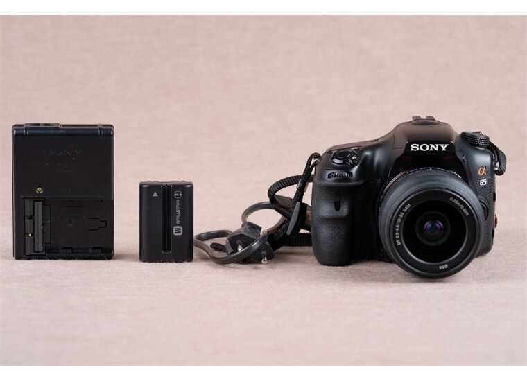Occasion Sony Alpha 65V mit SAL18-55mm
