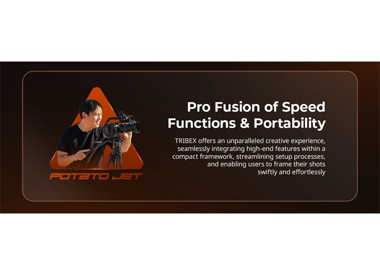 SmallRig Potato Jet TRIBEX Hydraulic Carbon Fiber TripodKit