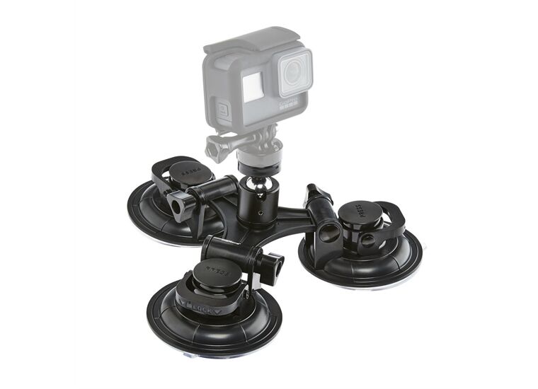 Mantona Saugnapfhalterung XL GoPro 3-Bein