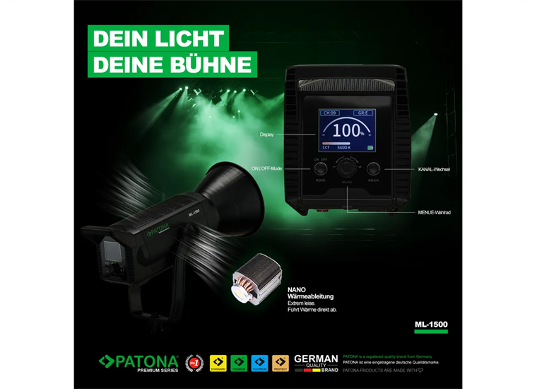 Patona Premium LED Light ML-1500
