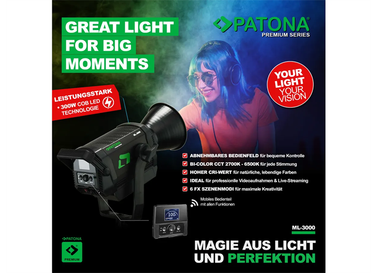 Patona Premium LED Light ML-3000