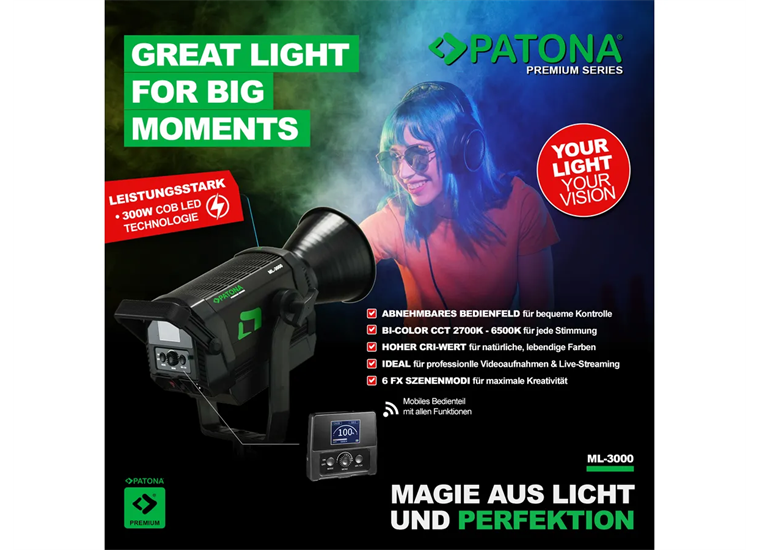 Patona Premium LED Light ML-3000