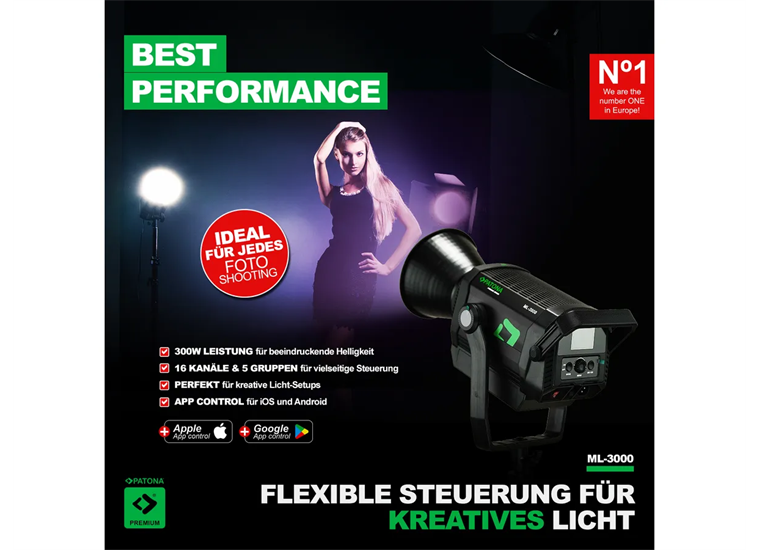 Patona Premium LED Light ML-3000