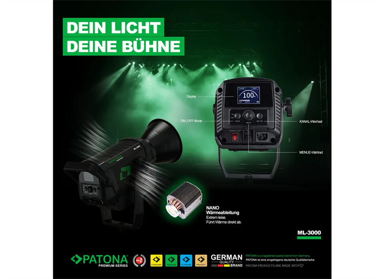 Patona Premium LED Light ML-3000