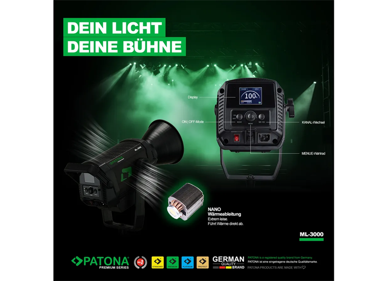 Patona Premium LED Light ML-3000