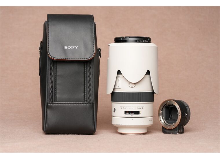 Occasion Sony SAL70400F4G2 mit LA-EA3 Adapter