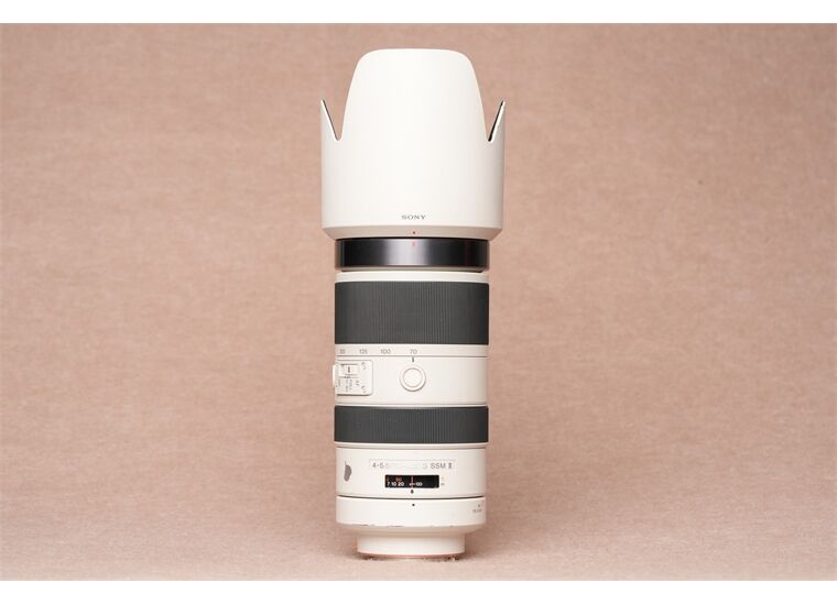 Occasion Sony SAL70400F4G2 mit LA-EA3 Adapter