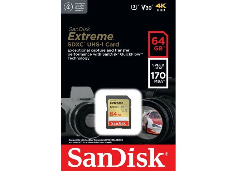SanDisk SDSXV2-Card 64GB 170MB/s