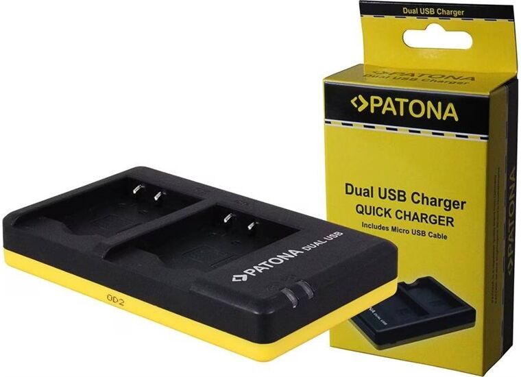 Patona Ladegerät Dual USB für Sony NP-BN1
