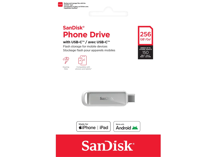 SanDisk Phone Drive USB-C 256GB