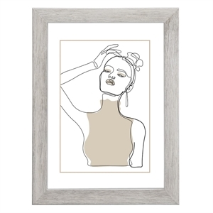 Hama Holzrahmen "Kopenhagen", Taupe, 60 x 80 cm