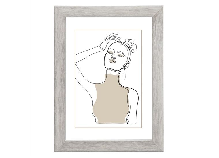 Hama Holzrahmen "Kopenhagen", Taupe, 60 x 80 cm